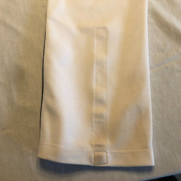 Easton White Black Piping Baseball Pants with Adjustable Length Size Medium - Picture 8 of 10